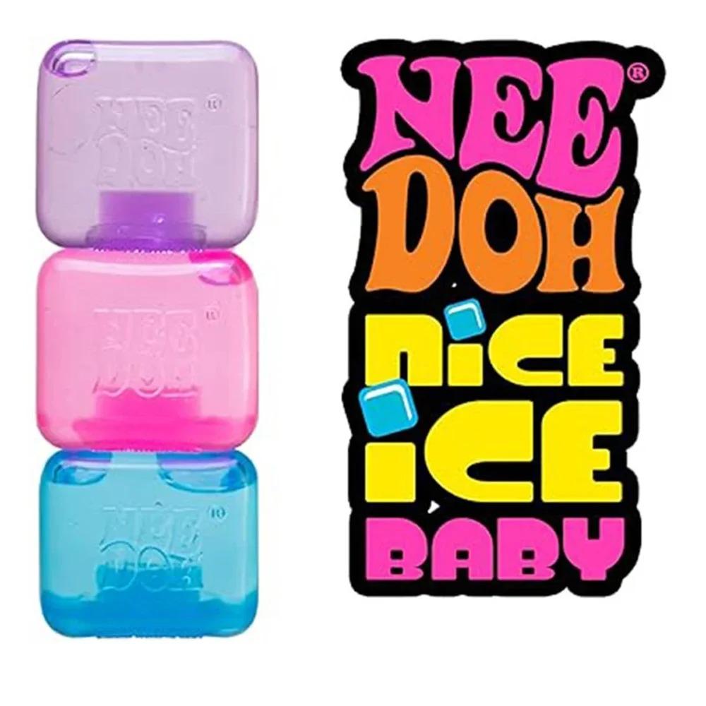 New Needoh Nice Cube Sensory Stress Reliever Fidget Tool For Anxiety Focus Desk Sensory Cube For Adults Kids Cube Reliever Toys