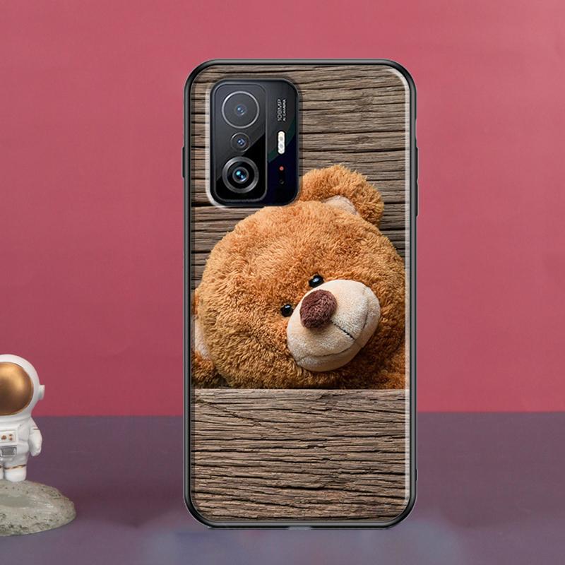 

Чехол с милым медведем для POCO X5 X3 F5 Pro X4 F4 GT M5s C40 F3 для Xiaomi 13 Lite 12 11T 12T Pro 12X Xiaomi 12T (12T Pro)