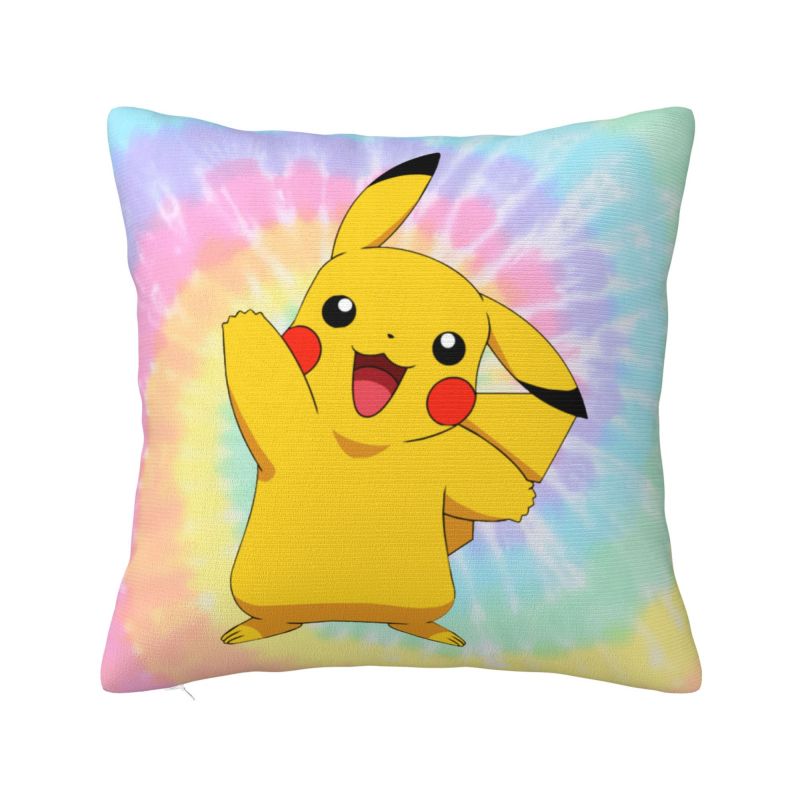Custom Pokemons Pikachus Throw Pillow Covers Living Room Decoration 3D Print Sofa Cushion Cover Polyester Pillowcase Dakimakura