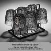 Qiwei Glacier Pattern Glass Cup Set