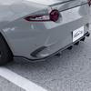Rear Bumper Side Air Vent Trims Cover For Mazda MX-5 Miata ND 2016-25 Carbon Fiber Look/Gloss Black Boot Spoiler Splitter Canard
