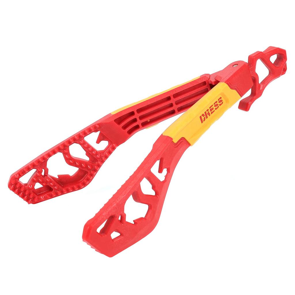 DRESS DinoGrip EVO Red Orange Fish Grip Fish Holding Ultra Lightweight 70g + Pliers,