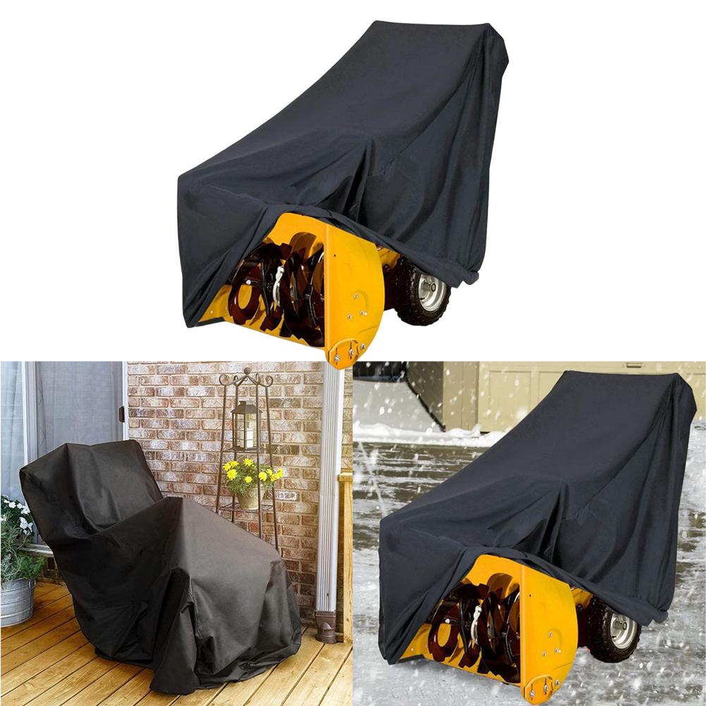 Snow Thrower Cover with Waterproof Oxford Polyester Windproof Fit and UV Protection for Snow Blowers up to 127cm