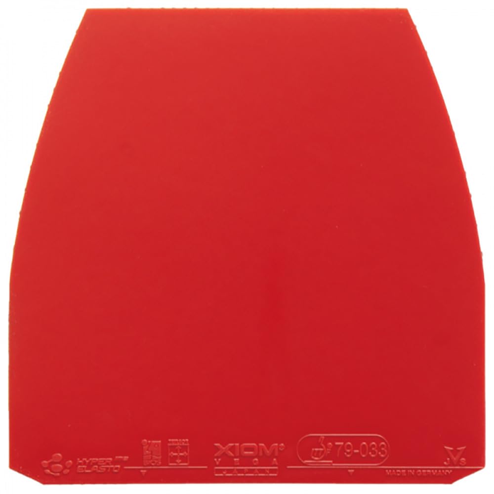XIOM Vega Japan Red MAX 10471 Table Tennis Inverted Soft Rubber,