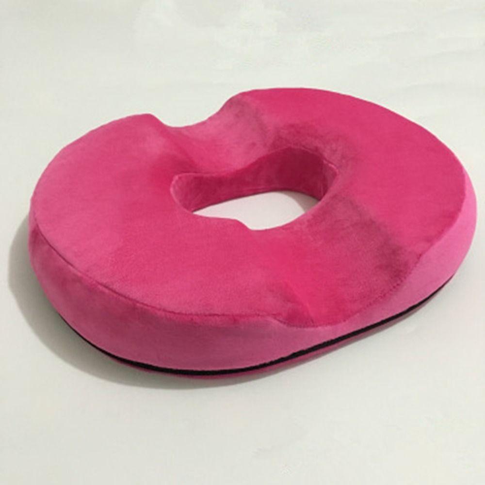 Breathable Chair Mat O-shaped Car Seat Pad Cozy Memory Cotton Cushion  Car