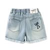 Girls' Denim Shorts for Summer Loose Pants Breathable Denim Pants