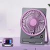 fan 1pcs office desktop small card circulation fan big wind power usb rechargeable mini small fan