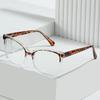Tr High Definition Anti-Blue Glasses Personalized Contrast Trend Glasses Frame Retro Cat Eye Plain Flat Mirror
