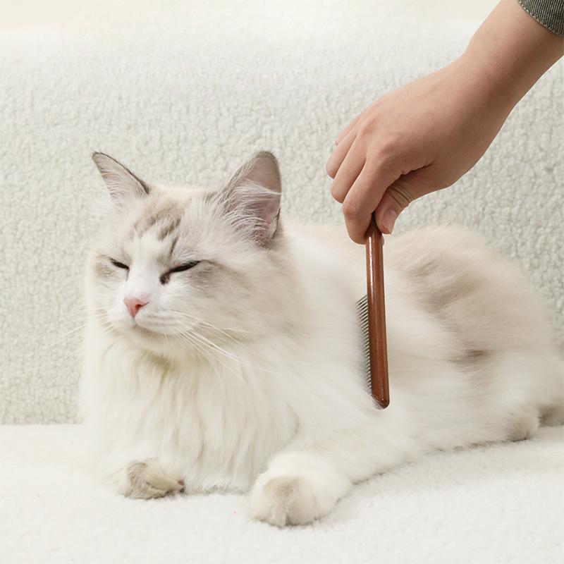 Hřebeny pro domácí mazlíčky z masivního dřeva, Hřebeny pro úpravu psů, Dřevěné jehlové hřebeny, Jehlové hřebeny se vzduchovým polštářem, Hřebeny pro odstraňování kočičí srsti, Čisticí potřeby