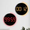 LED Wall Clock With Large Font Temperature Time Function