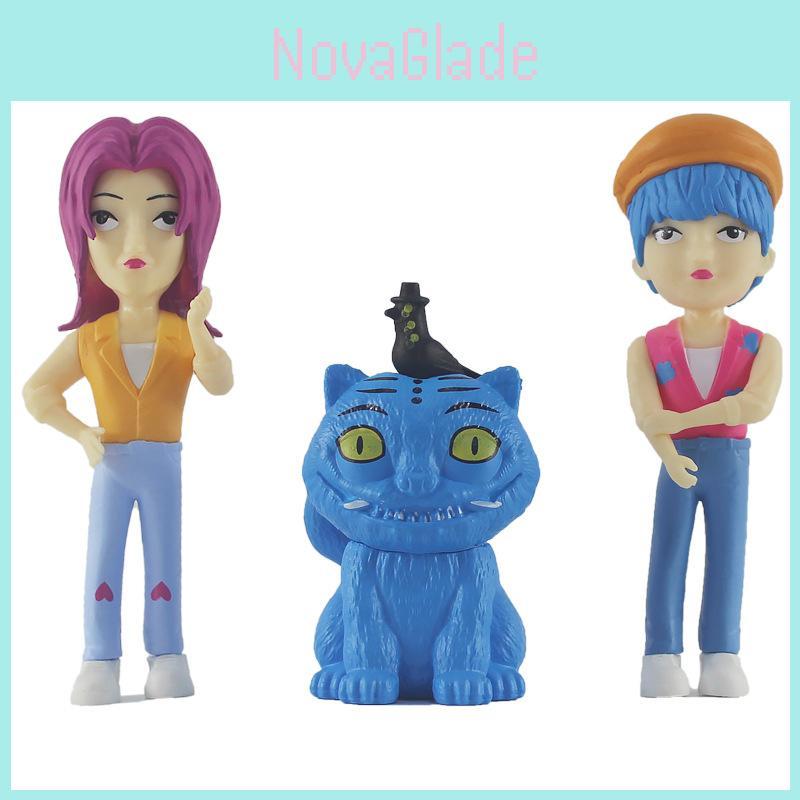 Saja Boys Action Figures Pvc Material With Multicolored Display For Collectors And Fans