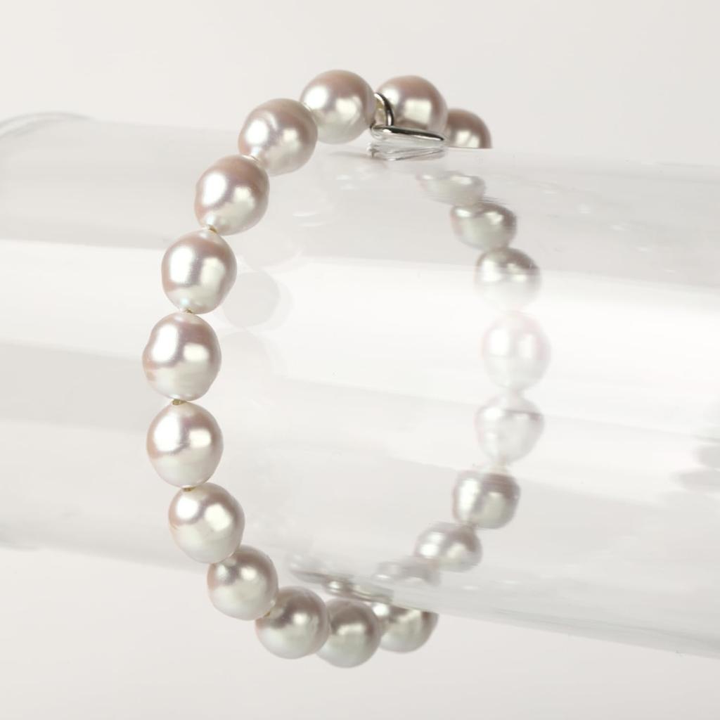 By Yumi Yumi Sienne Pearl Bracelet Coco for Ceremonial Made In Japan [MIONO] [Produced Katsura] Occasions, Simple, Popular, White, (Silver)