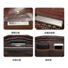Leather Conference Briefcase High-end Men's Business Handbag Travel Computer Bag Oil Wax