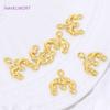 11.7mm*12.2mm 18K Gold Plated Brass Connector Charms,Connectors For Jewelry,Connector For Beads,DIY Earring Making Findings
