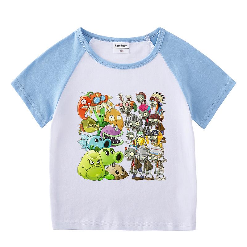 Kids' Summer Color Block Sports Set: Baby Shorts & Short Sleeve T-shirt