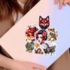 18pcs Cute Japanese Geisha Girl Stickers for DIY Journals, Planners, Laptop Decorations, Book , Planner , High-quality Prints
