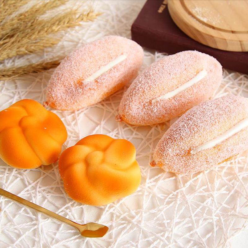 1Pc Simulation Pu Bread Toast Donuts Slow Rising Squeeze Stress Relief Toys