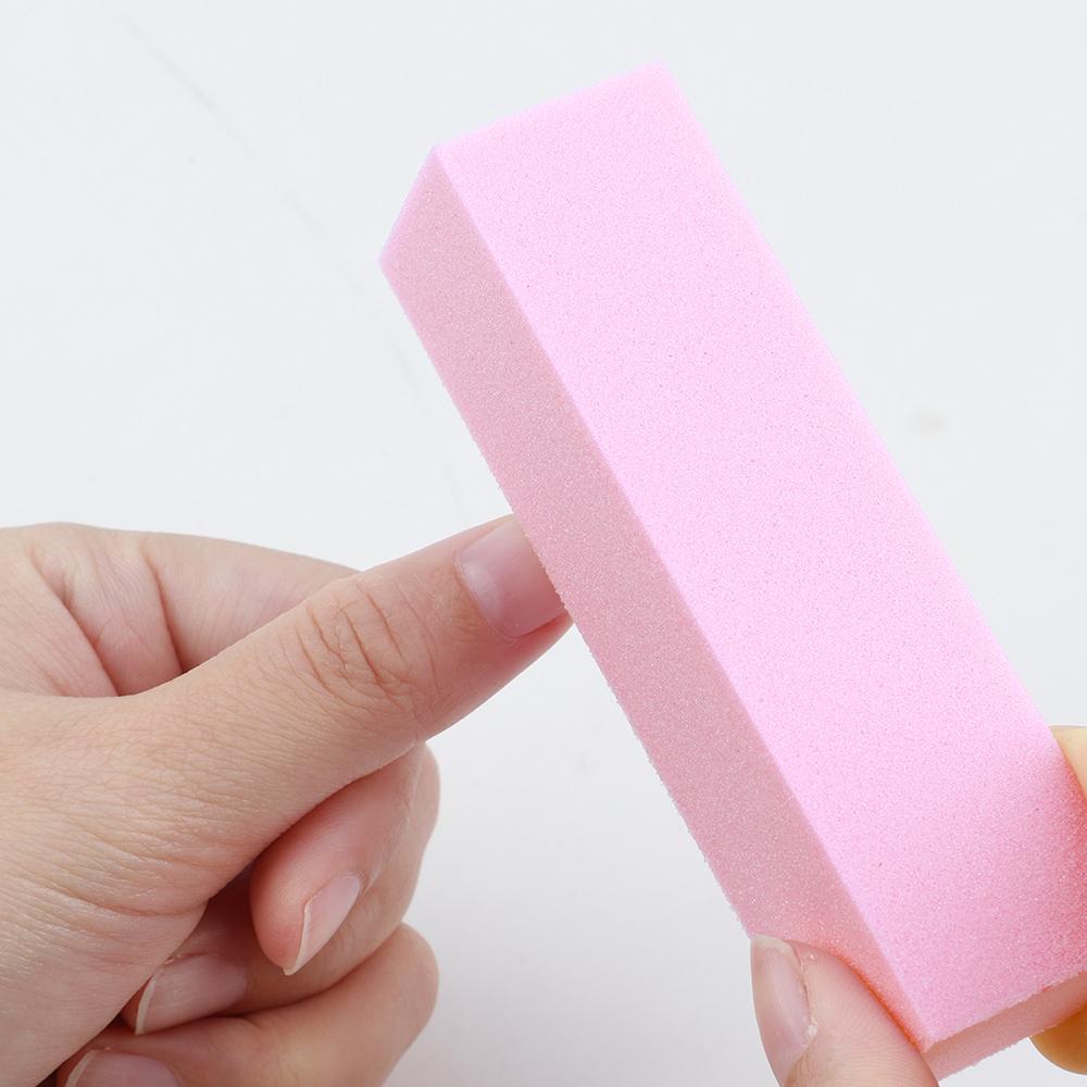 Nail Sanding File Buffer Block Pink Professional Nail Art Sponge Buffer Block Nail Art Buffer Grindig Polishing Manicure Tools