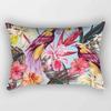 30*50cm Tropische Blume Pflanzenmuster Gedruckter Dekorativer Kissenbezug Schlafzimmer Wohnzimmer Zuhause Rechteckiger Kissenbezug Kissen