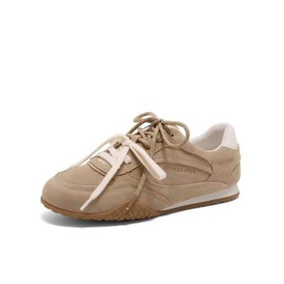 Baskets de mode pour femmes 2025 Nouvelles chaussures d'entraînement allemandes antidérapantes pour femmes Plates Grande taille Cuir Chaussures de course pour femmes