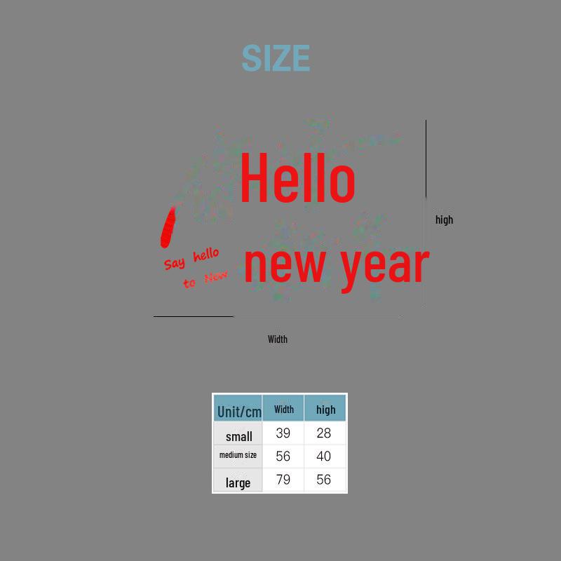 2025 Snake Year Spring Festival Glass and Window Decorations: Self-Adhesive Fu Word Stickers