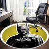 1pc Batman Office Round Area Rug, Under Office Chairs Bedroom Living Room Home Decor, Room Deco, Available in Various Sizes