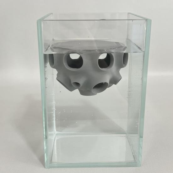 Pływająca Kryjówka dla Ryb i Krewetek Drukowana 3D Małe Ryby Krewetki Siedlisko Schronienie Pusta Jaskinia Wzbogacenie Dekoracja Akwarium Akcesoria do Akwariów