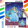 Cinderella Oil Painting Handmade Painting Kit Diy Home Room Decoration Gift