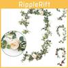 Elegant 1.95m Eucalyptus And Rose Garland Vine For Stunning Wedding And Party Backdrops
