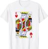 King of Hearts Royal Flush Costume Halloween Playing Cards T-Shirt
