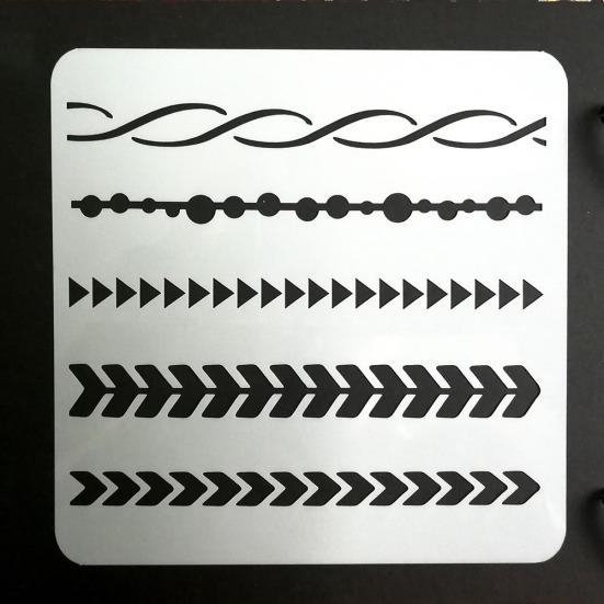 Bird Flower Paws Stencil DIY Craft Layering Album Painting Embossing Template