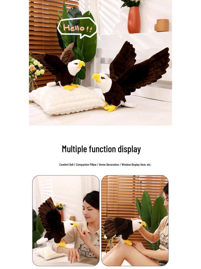 Pelúcia Águia-careca: Decoração de Quarto Infantil & Presente de Aniversário Mais Vendido