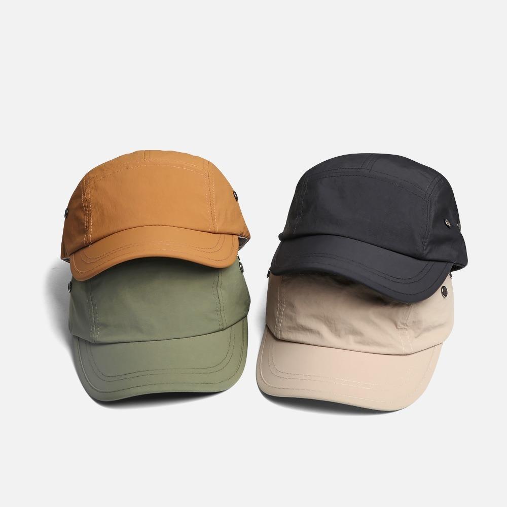 Simple Retro Baseball Cap Summer Waterproof Quick Drying Sun Shading Wide Brimmed Hat Unisex For Outdoor Activities Stylish
