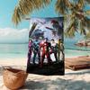 1Pc Power Rangers Heroic Battle Beach Towel Microfiber Beach Towel Thin Absorbent For Beach Swimming Yoga Bath Sports 0917264