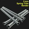 Equipment Pipe Bender Tube Pipe Bender 1 4 5 16 3 8 1 2 5 8 21cm Length Bending Good Elasticity Silver Spring Steel