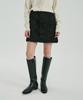 Pin Black Lacon Teddy Mustang Skirt Black