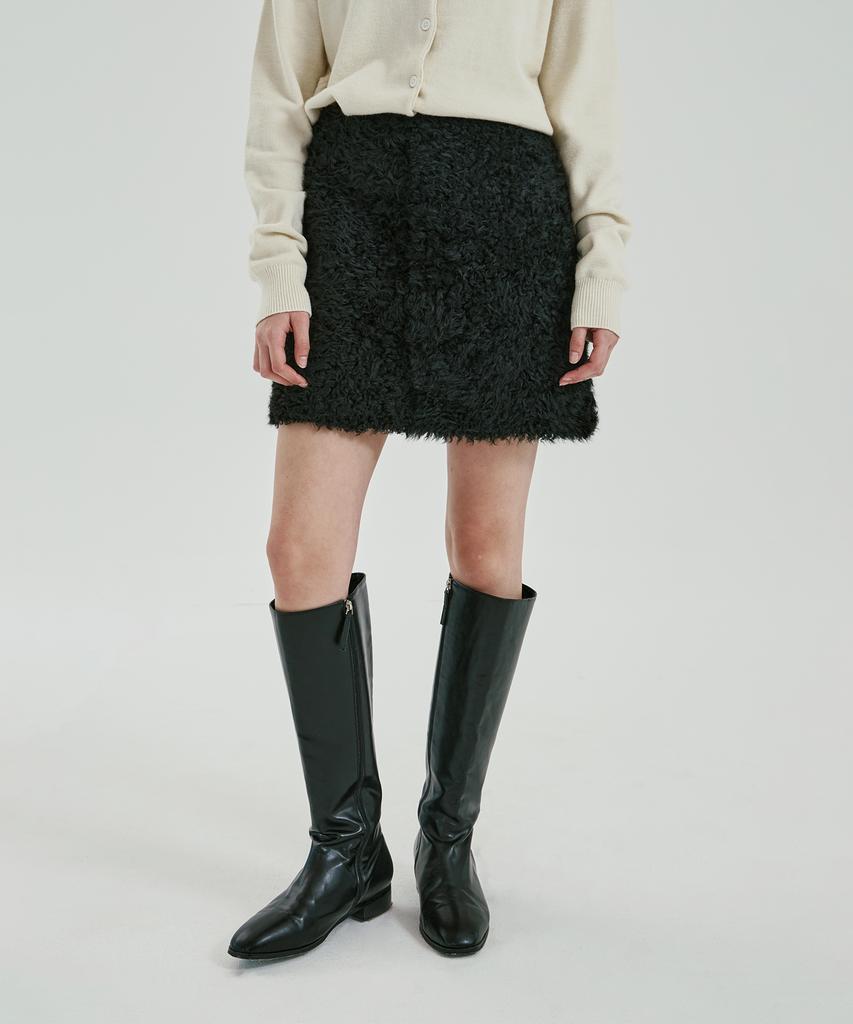 Pin Black Lacon Teddy Mustang Skirt Black