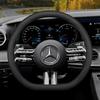 2026 For MERCEDES Luxury Steering Wheel Cover Nappa Leather Soft Touch Fit C‑Class E‑Class S‑Class GLC GLE CLA Car Accessories