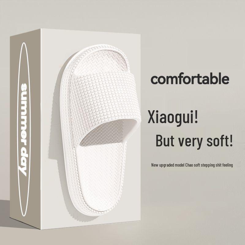 Men's Odor-Resistant Non-Slip Thick-Soled Slippers for Indoor/Outdoor Summer Use