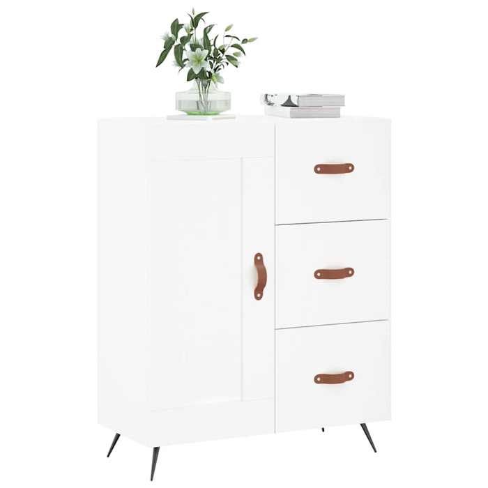 VidaXL Buffet blanc 69,5x34x90 cm bois d'ingénierie 830228