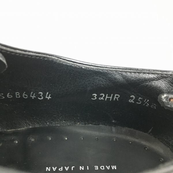 Regal Made In Japan Wingtip Business Shoes Black Size 25.5(USED)