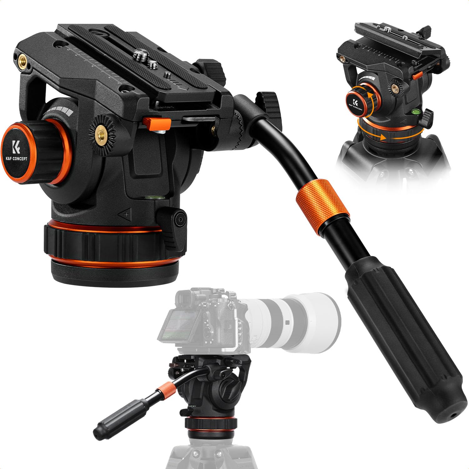 

Concept Hydraulic Camera Tripod Head for SLR Cameras BV60 K&F