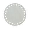 Perforated Wood Basket Base Blank Crochet Basket Base for Making Crochet Knitting Baskets Hand Weaving Home Decoration