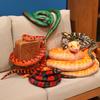 Simulated Snake Plush Toys Rattlesnake Python Green Snake Stuffed Doll Fun Prank Toys Collection Home Decor Toys Birthday Gifts