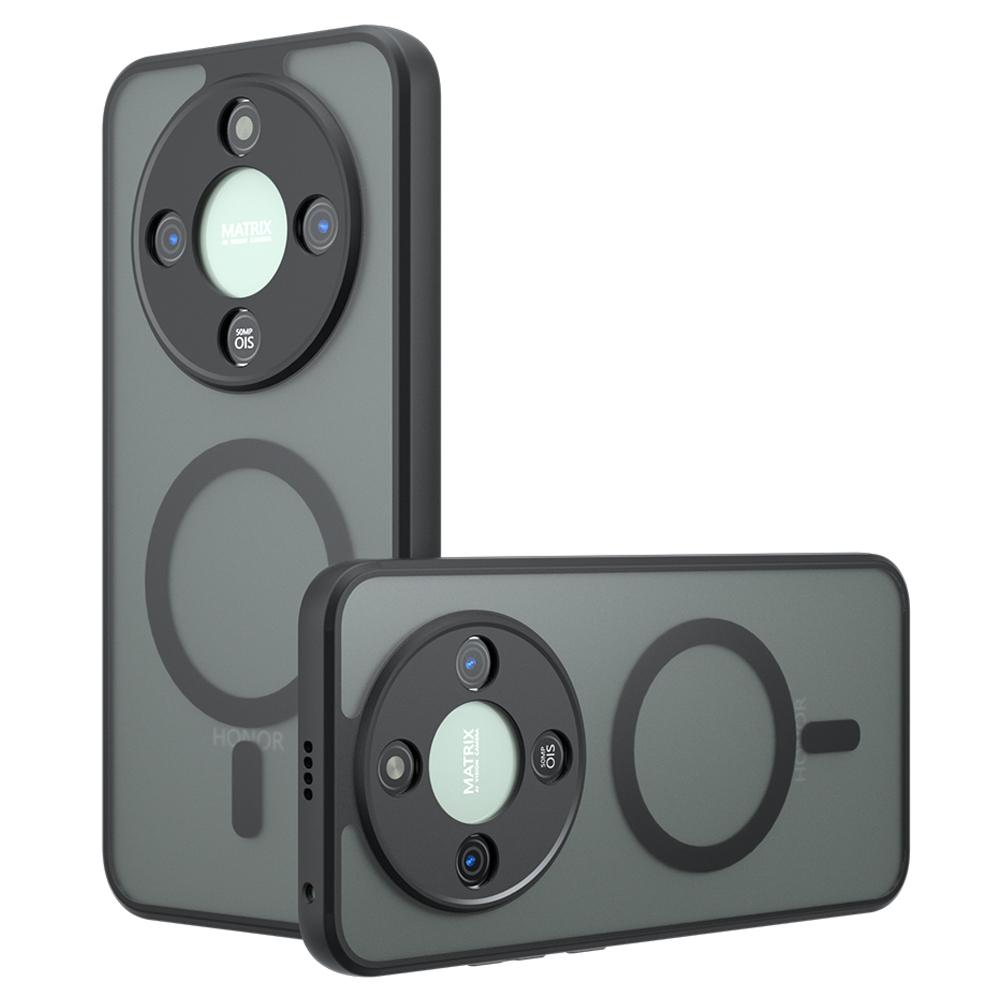 Für Honor X70 5G Hülle Kompatibel mit MagSafe TPU+PC Matte Skin Touch Handyhülle