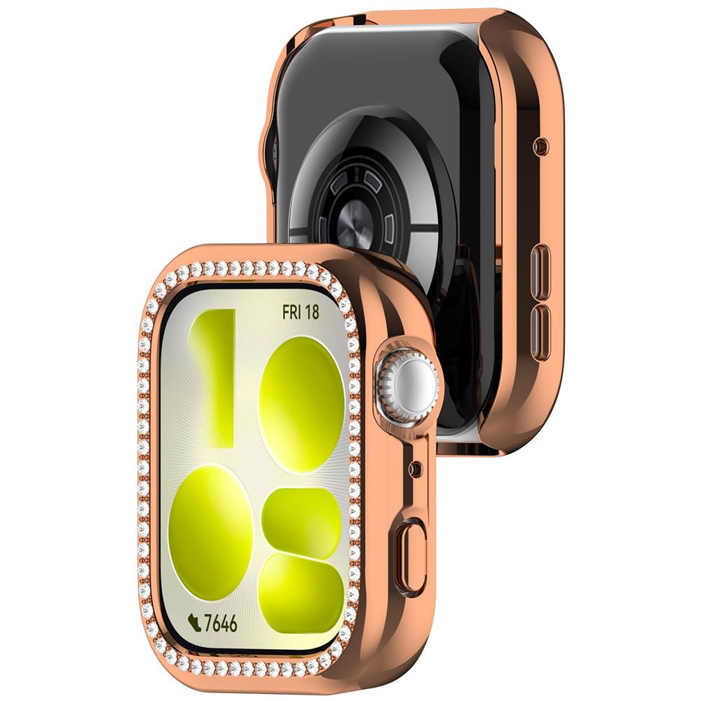 Bling PC Case for Huawei Watch Fit 5 / 5 pro Diamond Crystal Protective for Huawei Watch Fit 5 / 5 pro WatchProtector Band