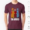 The Brood Title T Shirt Big Size 100 Cotton The Brood David Cronenburg Cult Movie Film Horror Eighties Videodrome Crash 80