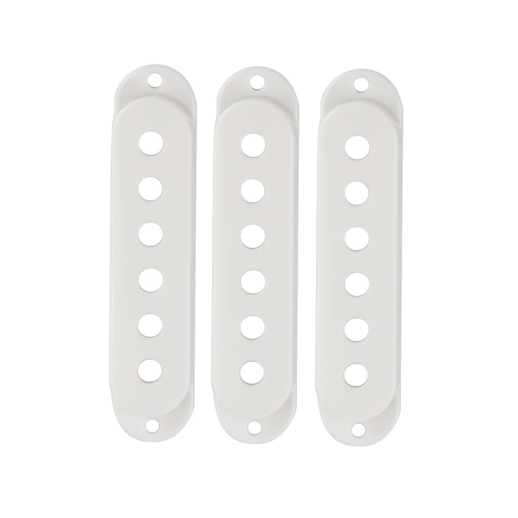 FLEOR 3pcs Plastic ST Guitar Pickup Covers Single Coil Covers for Electric Guitar