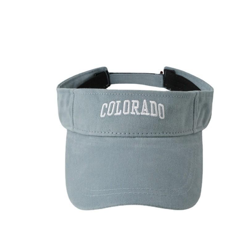 Sun Adjustable Elegant Hat For Women Trendy Embroidered Letter Visor Cap