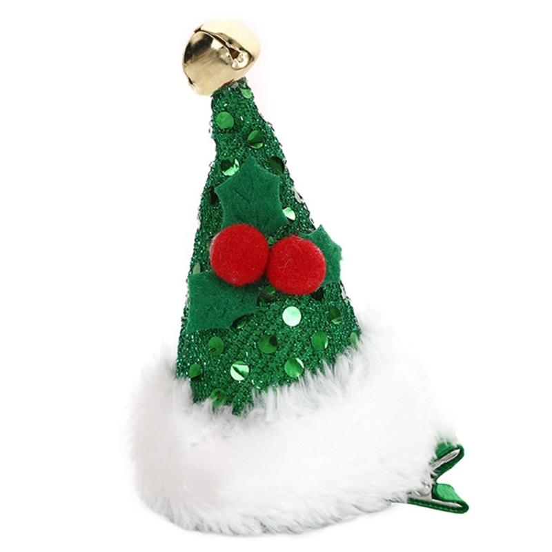 

Christmas Hat Shape Hairpin Halloween Travel Girls Headwear Ponytail Hair Clip